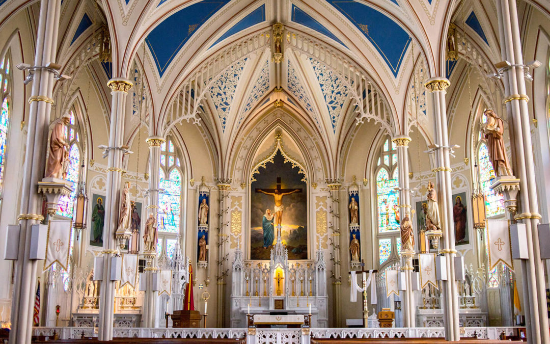 inside of a church