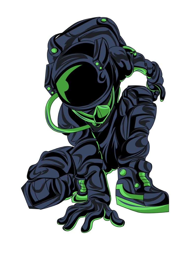 spacesuit green